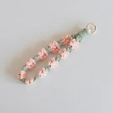 Hand-woven Daisy Flower Keychain for Women Girls