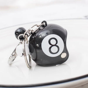 Stainless Steel Helmet Keychain Car Key Pendant Men Women Bell Mini Gift