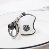 Stainless Steel Helmet Keychain Car Key Pendant Men Women Bell Mini Gift