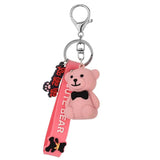 Bow Tie Bear Keychain and Bag Ornament