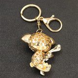 Koala Keychain Rhinestone Inlaid Alloy Pendant Keyring High Creative Key Chain