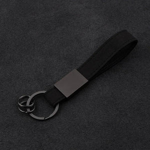 Gun Metal Keychains Dark Green Key Rings for Women