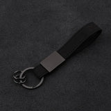 Gun Metal Keychains Dark Green Key Rings for Women