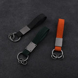 Gun Metal Keychains Dark Green Key Rings for Women
