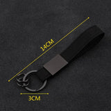 Gun Metal Keychains Dark Green Key Rings for Women