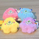 Plush Monster Cartoon Keychain Couple Bag Key Chain