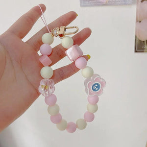 Anime DIY Beads Charm Phone Anti-lost Chains Keychains Bag Pendant Jewelry