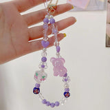 Anime DIY Beads Charm Phone Anti-lost Chains Keychains Bag Pendant Jewelry