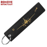 Pilot Keychains Aviation Key Tag Label Keyrings