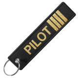 Pilot Keychains Aviation Key Tag Label Keyrings