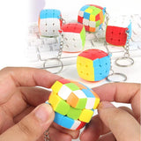 3x3x3 Speed Cube Professional Magic Cubes Keychains High Rotation