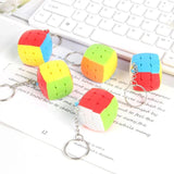 3x3x3 Speed Cube Professional Magic Cubes Keychains High Rotation