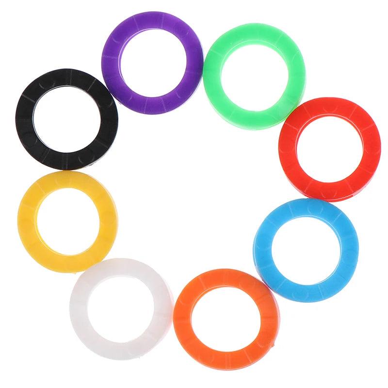32pcs Hollow Silicone Key Cap Covers Rubber Soft Keys Locks Cap Key Covers