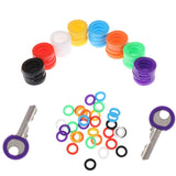 32pcs Hollow Silicone Key Cap Covers Rubber Soft Keys Locks Cap Key Covers
