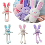 Bunny Toy Rabbit Keychain Kids Gift Bag Pendant Cartoon Key Ring