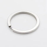 20pcs Stainless Steel Key Ring 20/25/30mm Round Split Ring for DIY Keychain