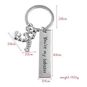 My Lobster Crayfish Keychain, Boyfriend Gifts, Fun Gift For Friends