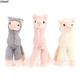 18Cm Alpaca Stuffed Plush Toys Dress Pendant Dolls Birthday Wedding Party Decor