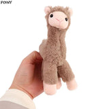 18Cm Alpaca Stuffed Plush Toys Dress Pendant Dolls Birthday Wedding Party Decor