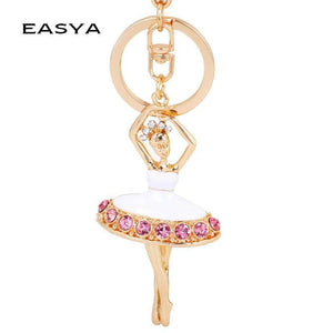 Ballet Girls Keychain Rotating Dancers CHY-1163