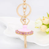 Ballet Girls Keychain Rotating Dancers CHY-1163
