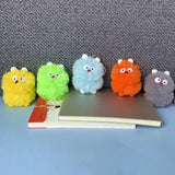 Ugly Hair Ball Keychain Little Monster Plush Doll Bag Pendant