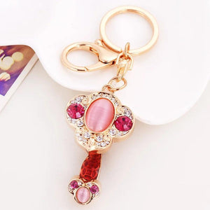 Chinese Style Lucky Sign Ruyi Metal Keychain Car Bag Ornaments Gift Pendant
