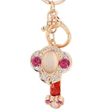 Chinese Style Lucky Sign Ruyi Metal Keychain Car Bag Ornaments Gift Pendant