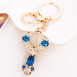 Chinese Style Lucky Sign Ruyi Metal Keychain Car Bag Ornaments Gift Pendant