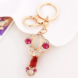 Chinese Style Lucky Sign Ruyi Metal Keychain Car Bag Ornaments Gift Pendant