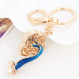 Chinese Style Lucky Sign Ruyi Metal Keychain Car Bag Ornaments Gift Pendant