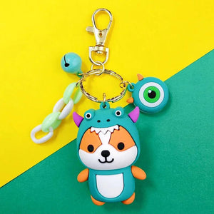 Cartoon DIY Squirrel Key Chain for Bag Car Pendant