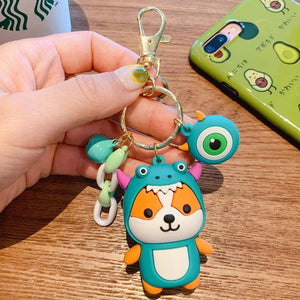 Cartoon DIY Squirrel Key Chain for Bag Car Pendant