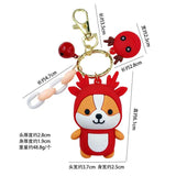 Cartoon DIY Squirrel Key Chain for Bag Car Pendant