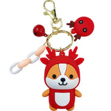 Cartoon DIY Squirrel Key Chain for Bag Car Pendant