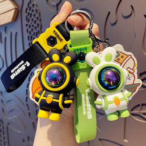 Astronaut Rabbit Doll Keychain Backpack Pendant