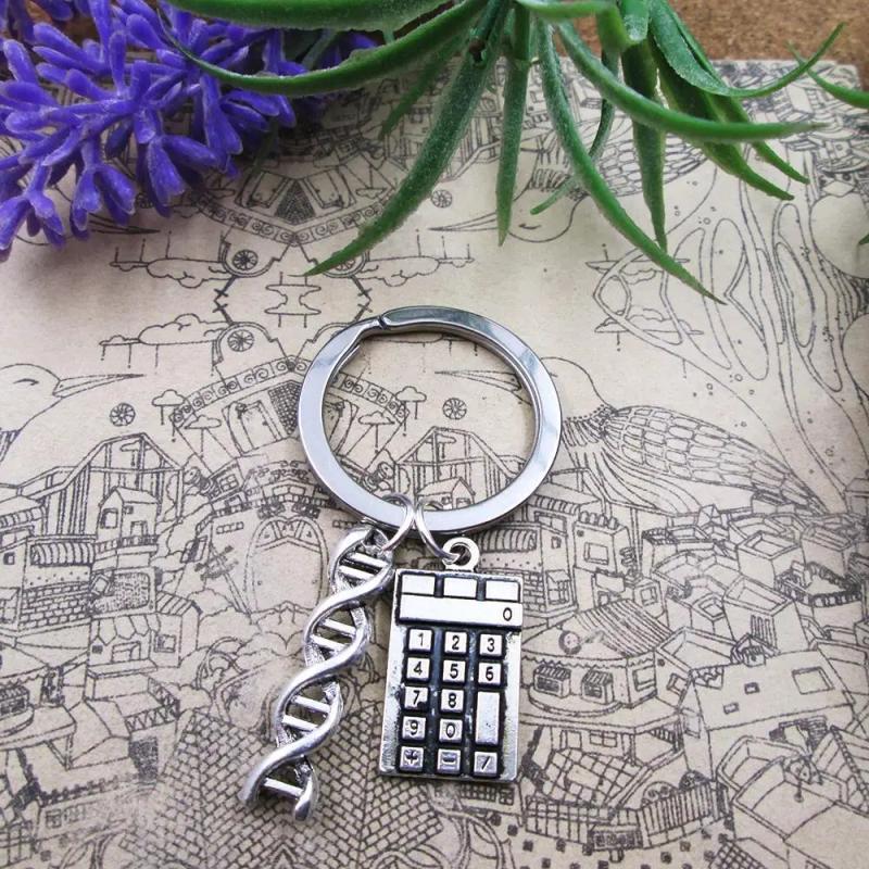 High Keyring Calculator Birthday Stainless Steel Keyring