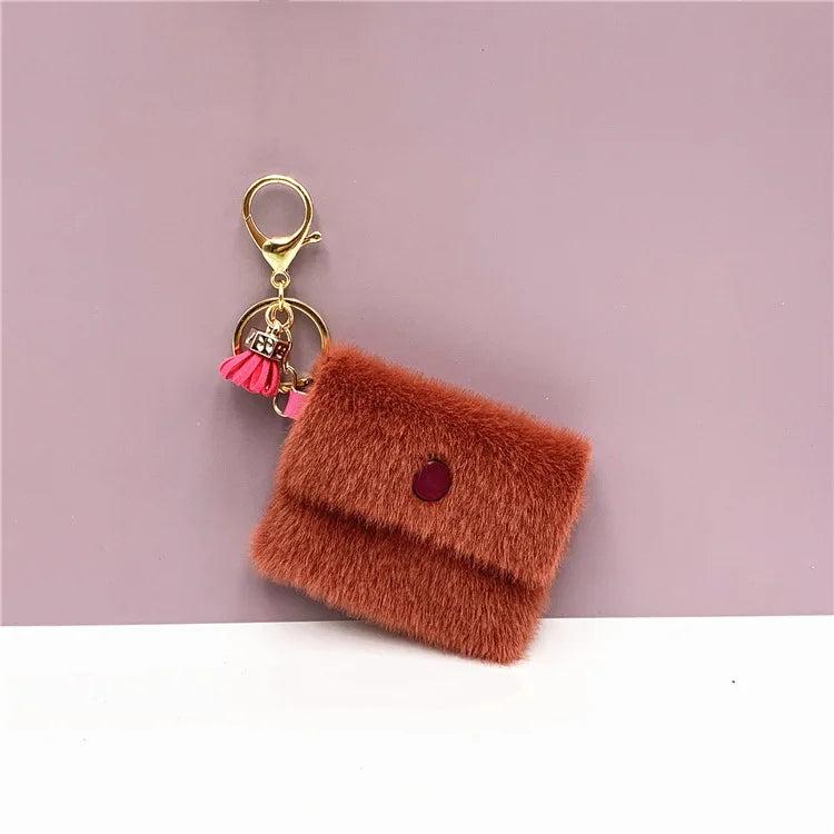 Candy Coin Purse Keychain Data Cable Storage Bag Key Chain