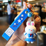 Milk Rabbit Candy Keychain Couple Girlfriends Accessories Bag Pendant