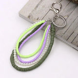 Bohemian Beaded Tassel Keychain for Women Girls