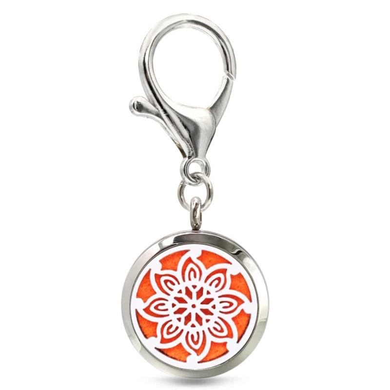 Music Note Key Chain Essential Oil Diffuser Locket