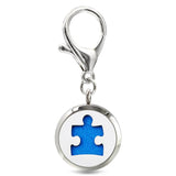 Love Flower Key Chain Essential Oil Perfume Diffuser 30mm Locket