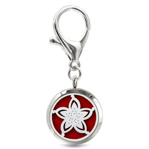 Essential Oil Perfume Diffuser Key Chain 30mm Magnetic Locket