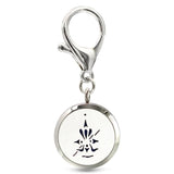 Baseball Flower Key Chain Oil Perfume Diffuser with Magnetic Locket