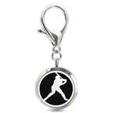 Christmas Tree Key Chain Essential Oil Diffuser 30mm Magnetic Locket