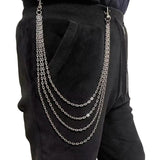 Punk Trousers Chain Layered Jewelry Accessories