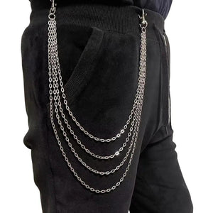 Punk Trousers Chain Layered Jewelry Accessories