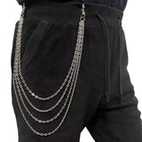 Punk Trousers Chain Layered Jewelry Accessories