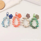 Cartoon Acrylic Cloud Keyring Ball Chain Key Pendant