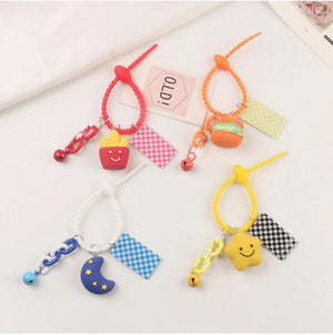 Burger Fries Keychain Pendant for Girls